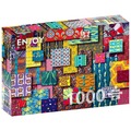 Puzzle 1000 el. Kolorowe wzory 4