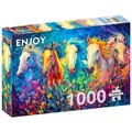 Puzzle 1000 el. Kolorowy galop