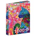 Puzzle 1000 el. Kolorowy kot