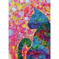 Puzzle 1000 el. Kolorowy kot