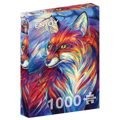 Puzzle 1000 el. Kolorowy lis