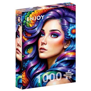 Puzzle 1000 el. Kolorowy portret