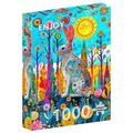 Puzzle 1000 el. Kolorowy zając