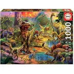 Puzzle 1000 el. Kraina dinozaurów