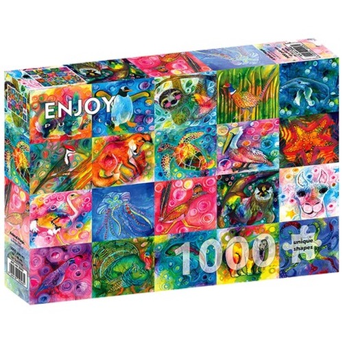 Puzzle 1000 el. Królestwo zwierząt