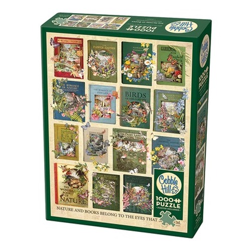 Puzzle 1000 el. Książki przyrodnicze