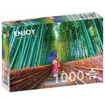 Puzzle 1000 el. Las bambusowy / Japonia