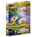 Puzzle 1000 el. Lilie wodne w stawie