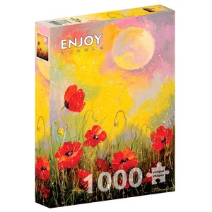 Puzzle 1000 el. Maki w świetle księżyca