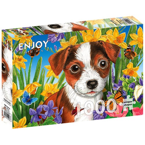 Puzzle 1000 el. Mały piesek