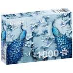 Puzzle 1000 el. Niebieskie pawie