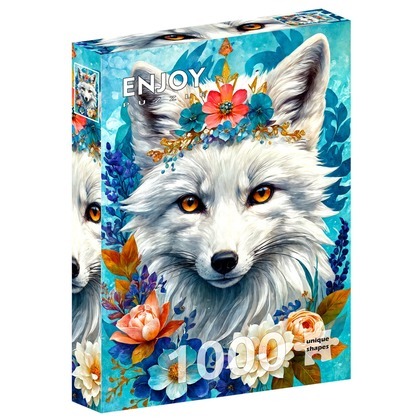 Puzzle 1000 el. Śnieżny lis