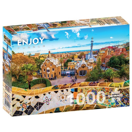 Puzzle 1000 el. Park Güell / Barcelona / Hiszpania