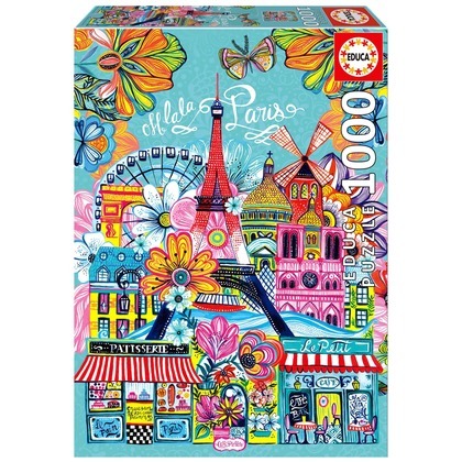 Puzzle 1000 el. Paryż / Francja, Car Pintos
