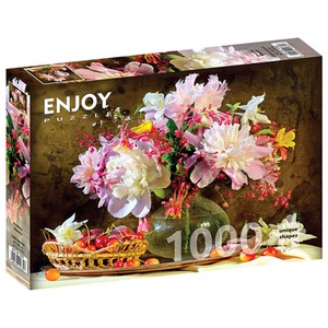 Puzzle 1000 el. Piwonie