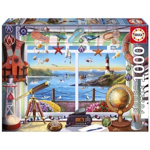 Puzzle 1000 el. Pokój z widokiem na morze