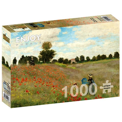 Puzzle 1000 el. Pole maków, Claude Monet