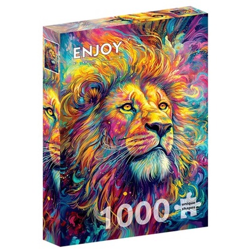 Puzzle 1000 el. Promienisty lew