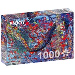 Puzzle 1000 el. Ptasie pióra