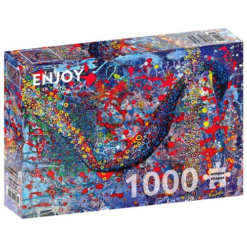 Puzzle 1000 el. Ptasie pióra