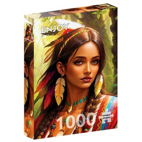 Puzzle 1000 el. Rdzenna mieszkanka Ameryki