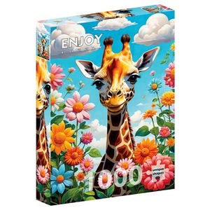 Puzzle 1000 el. Słodka żyrafa
