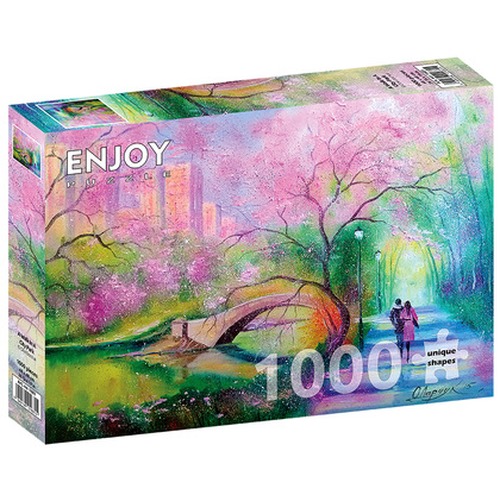 Puzzle 1000 el. Spacer w miejskim parku