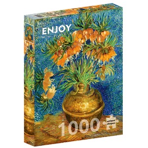 Puzzle 1000 el. Szachownice cesarskie w miedzianym wazonie, Vincent van Gogh