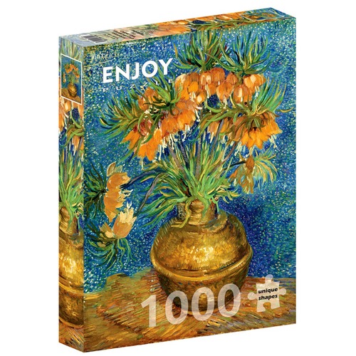 Puzzle 1000 el. Szachownice cesarskie w miedzianym wazonie, Vincent van Gogh