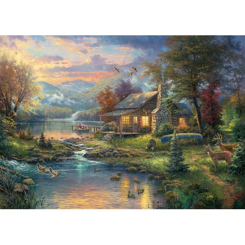 Puzzle 1000 el. THOMAS KINKADE Cud natury