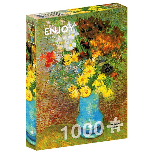 Puzzle 1000 el. Wazon z margaretkami i anemonami, Vincent van Gogh