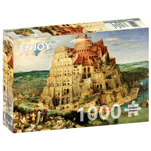 Puzzle 1000 el. Wieża Babel, Pieter Bruegel