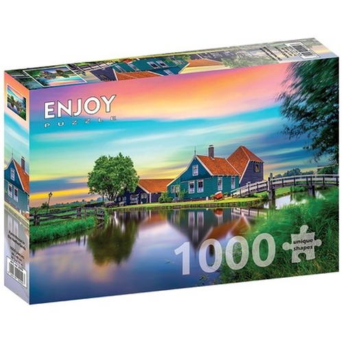 Puzzle 1000 el. Wiejski dom w Niderlandach