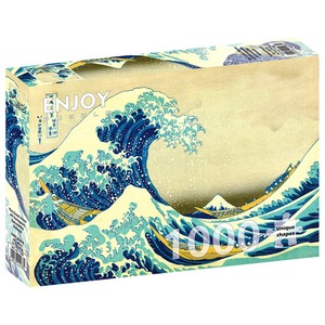 Puzzle 1000 el. Wielka fala w Kanagawie, Hokusai Katsushika