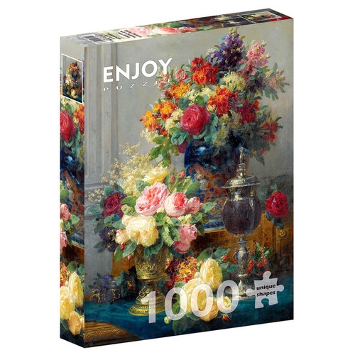 Puzzle 1000 el. Wiosenne kwiaty, Jean-Baptiste Robie