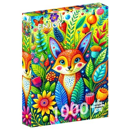 Puzzle 1000 el. Wizyta w ogrodzie