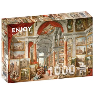 Puzzle 1000 el. Współczesny Rzym, Giovanni Paolo Panini