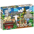 Puzzle 1000 el. Zabytki świata