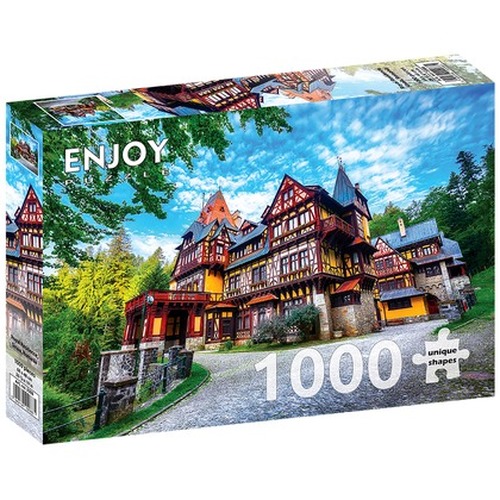 Puzzle 1000 el. Zamek Pelisor / Sinaia / Rumunia