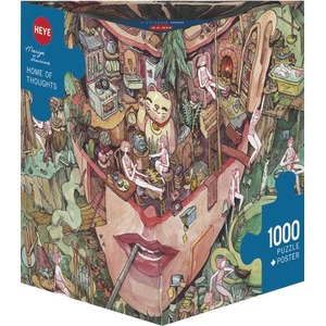 Puzzle 1000 elementów Myśli w głowie