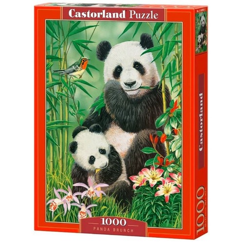 Puzzle 1000 elementów Panda Brunch