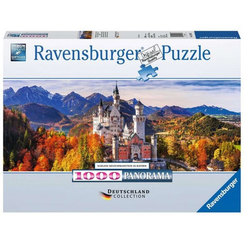 Puzzle 1000 elementów Panorama Zamek Neuschwanstein