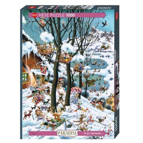 Puzzle 1000 elementów Raj w zimie, Ryba
