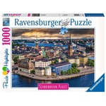 Puzzle 1000 elementów Skandynawskie Miasto Widok