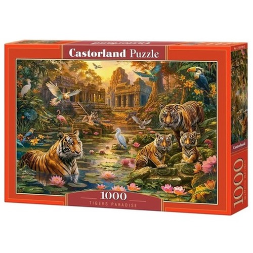 Puzzle 1000 elementów Tigers Paradise