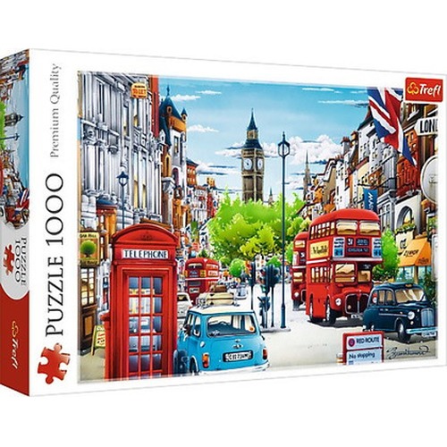 Puzzle 1000 elementów - Ulica Londynu