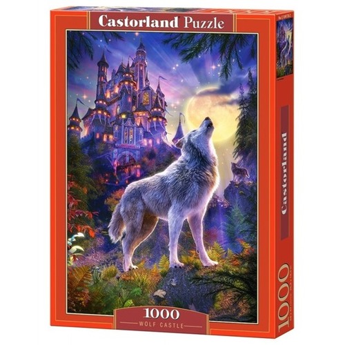 Puzzle 1000 elementów - Wilk i zamek