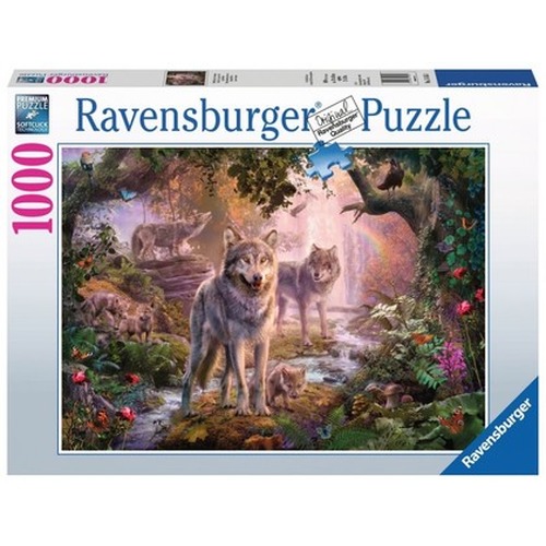 Puzzle 1000 elementów Wilki w lecie