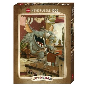 Puzzle 1000 elementów - Zozoville, Dzień prania