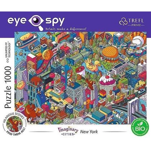 Puzzle 1000 Eye-Spy Imaginary Cities New York